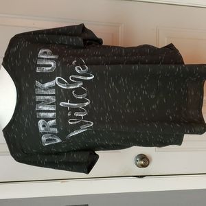 NWT! Maurices "Drink Up Witches" size plus 0